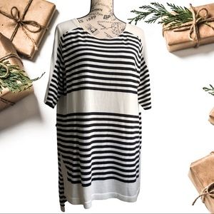 NWOT Revolution by Cyrus Stripped High Low Sweater